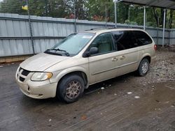 Salvage cars for sale at Austell, GA auction: 2001 Dodge Grand Caravan Sport