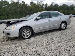 Salvage cars for sale at Ellenwood, GA auction: 2007 Honda Accord EX