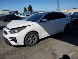 Salvage cars for sale from Copart Hayward, CA: 2021 KIA Forte FE