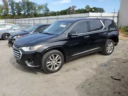 Salvage cars for sale at Spartanburg, SC auction: 2018 Chevrolet Traverse High Country