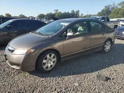 Honda salvage cars for sale: 2010 Honda Civic LX