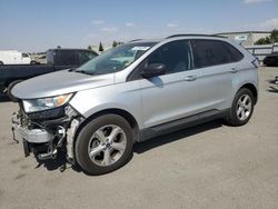 Salvage cars for sale at Bakersfield, CA auction: 2018 Ford Edge SE