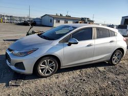 Salvage cars for sale from Copart Airway Heights, WA: 2019 Chevrolet Cruze LT