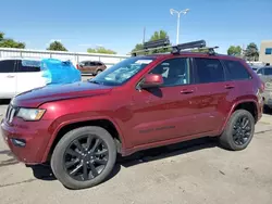 Salvage cars for sale at Littleton, CO auction: 2017 Jeep Grand Cherokee Laredo