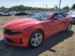 Chevrolet salvage cars for sale: 2020 Chevrolet Camaro LS