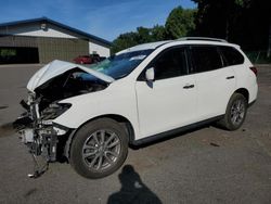 Salvage cars for sale at East Granby, CT auction: 2016 Nissan Pathfinder S