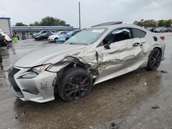 Salvage cars for sale at Orlando, FL auction: 2016 Lexus RC 300