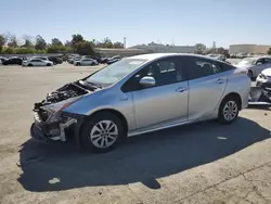 Salvage cars for sale at Martinez, CA auction: 2017 Toyota Prius