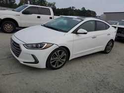 Salvage cars for sale at Spartanburg, SC auction: 2017 Hyundai Elantra SE