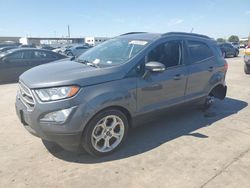 Salvage cars for sale at Grand Prairie, TX auction: 2021 Ford Ecosport SE