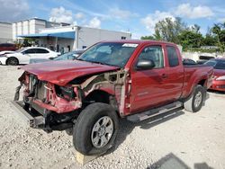 Salvage cars for sale at Opa Locka, FL auction: 2015 Toyota Tacoma Prerunner Access Cab