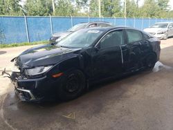 Salvage cars for sale at Moncton, NB auction: 2020 Honda Civic DX