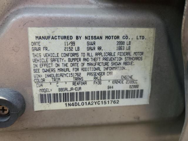 2000 Nissan Altima XE