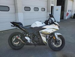 Salvage motorcycles for sale at Pasco, WA auction: 2017 Yamaha YZFR3 A