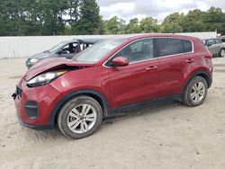 Salvage cars for sale at Seaford, DE auction: 2017 KIA Sportage LX