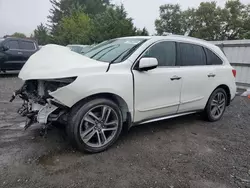 Salvage cars for sale at Finksburg, MD auction: 2018 Acura MDX Advance