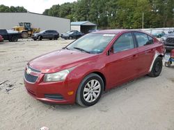 Chevrolet salvage cars for sale: 2011 Chevrolet Cruze LT