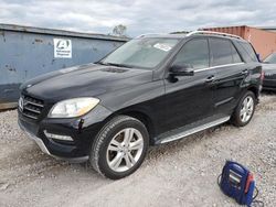 Salvage cars for sale at Hueytown, AL auction: 2015 Mercedes-Benz ML 350