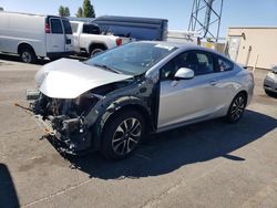 Salvage cars for sale at Hayward, CA auction: 2013 Honda Civic EX