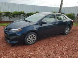 Toyota Corolla l salvage cars for sale: 2019 Toyota Corolla L