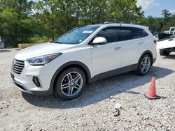 Vehiculos salvage en venta de Copart Houston, TX: 2017 Hyundai Santa FE SE Ultimate