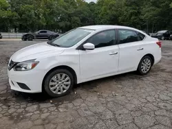 Salvage cars for sale at Austell, GA auction: 2016 Nissan Sentra S