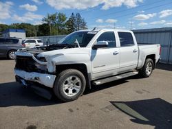 Chevrolet salvage cars for sale: 2018 Chevrolet Silverado K1500 LT