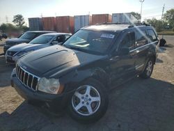 Jeep salvage cars for sale: 2005 Jeep Grand Cherokee Limited