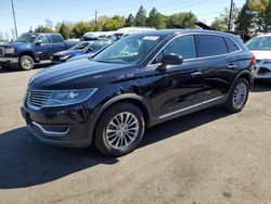 Salvage cars for sale at Denver, CO auction: 2018 Lincoln MKX Select