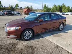 Ford salvage cars for sale: 2015 Ford Fusion S