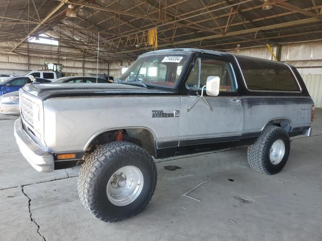 1983 Dodge Ramcharger AW-100