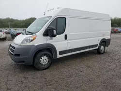 Salvage trucks for sale at Chatham, VA auction: 2016 Dodge RAM Promaster 2500 2500 High