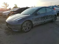 Salvage cars for sale at Riverview, FL auction: 2022 Tesla Model 3