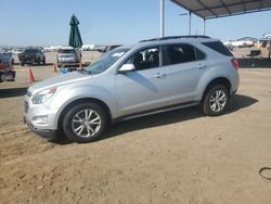 Salvage cars for sale at San Diego, CA auction: 2016 Chevrolet Equinox LT