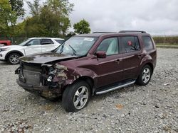 Salvage cars for sale at Cicero, IN auction: 2012 Honda Pilot EXL