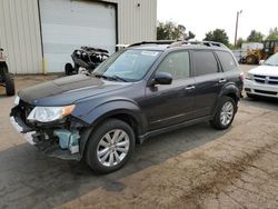 Salvage cars for sale at Woodburn, OR auction: 2012 Subaru Forester 2.5X Premium