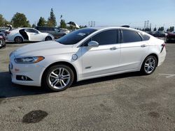 Ford salvage cars for sale: 2016 Ford Fusion Titanium Phev