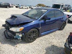 Carros salvage a la venta en subasta: 2018 Subaru WRX Premium