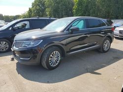 Salvage cars for sale from Copart Glassboro, NJ: 2018 Lincoln MKX Select