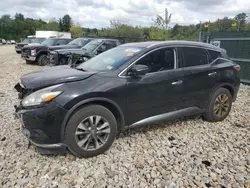 Salvage cars for sale at Candia, NH auction: 2015 Nissan Murano S