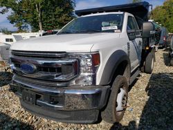 Salvage trucks for sale at West Warren, MA auction: 2022 Ford F550 Super Duty