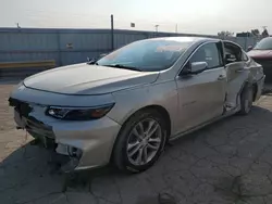 Salvage cars for sale at Dyer, IN auction: 2016 Chevrolet Malibu LT