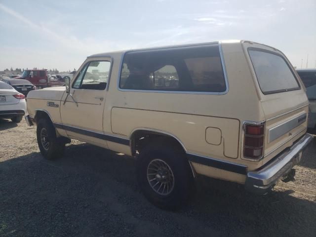 1986 Dodge Ramcharger AW-100