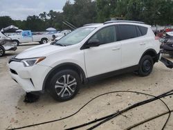 Salvage cars for sale at Ocala, FL auction: 2018 Toyota Rav4 LE