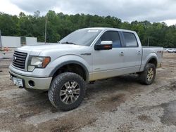 Salvage cars for sale from Copart Chicago: 2012 Ford F150 Supercrew