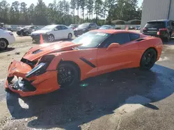 Salvage cars for sale at Harleyville, SC auction: 2019 Chevrolet Corvette Stingray 1LT