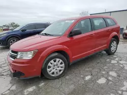 Salvage cars for sale at Kansas City, KS auction: 2014 Dodge Journey SE