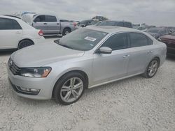 Salvage cars for sale at Taylor, TX auction: 2013 Volkswagen Passat SEL