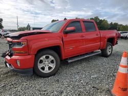 Chevrolet Silverado k1500 lt salvage cars for sale: 2017 Chevrolet Silverado K1500 LT