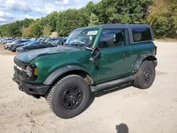 Salvage cars for sale at North Billerica, MA auction: 2024 Ford Bronco Wildtrak